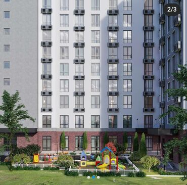 Продажа квартир: 2 комнаты, 67 м², Элитка, 3 этаж, ПСО (под самоотделку)