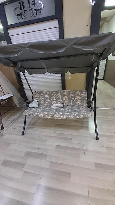 Садовые качели: Садовые качели Металл, Со спинкой, С крышей — 7