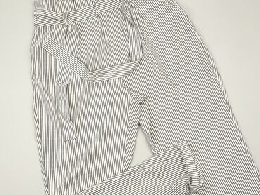 szare t shirty: Material trousers, SinSay, S (EU 36), condition - Very good