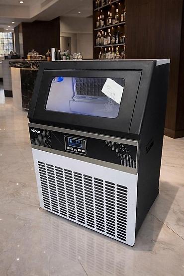 Buz aparatı 120 Kq ❄️ Peşəkar Buz Hazırlayan Aparat – 24 Saatda 120