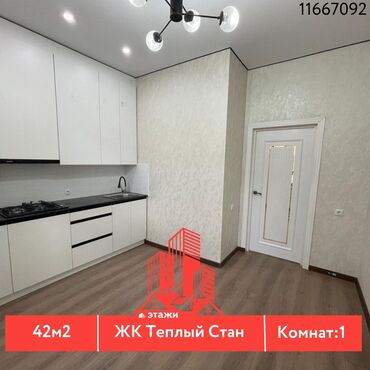 1 комнатная элитка: 1 комната, 45 м², Элитка, 12 этаж, Косметический ремонт