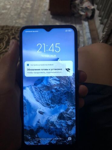 Redmi: Redmi, Redmi 9A, Колдонулган, 32 ГБ, түсү - Көк, 2 SIM
