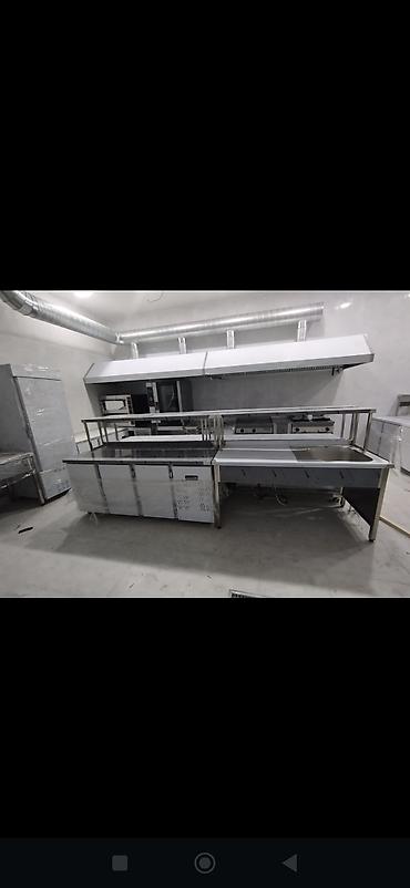 Оборудование для ресторанов, кафе: Peşəkar restoran mətbəxi üçün tam avadanlıq komplekti Tərkib: - — 9
