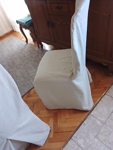 Prekrivači za nameštaj: Navlake za stolice – set od 2 komada - Materijal: tkanina u — 5