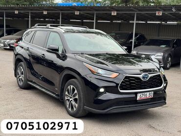 самая дорогая машина в кыргызстане 2023: Toyota Highlander: 2021 г., 2.5 л, Автоматтык, Гибрид, Универсал