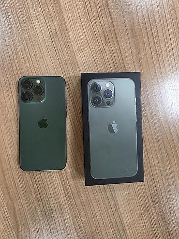 iphone barter var: IPhone 13 Pro, 256 GB, Alpine Green, Barmaq izi, Face ID, Simsiz şarj — 2