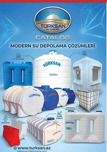 Ev və bağ: POLIBAK yerüstü su çəni – 1500 litr - Tutum: 1500 L (üzərində qeyd — 4