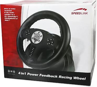 Oprema za video igre: Speedlink 4-in-1 Power Feedback Racing Wheel – gejming volan - — 4