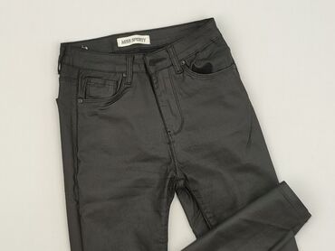 Women: Material trousers for women, size XS (EU 34)