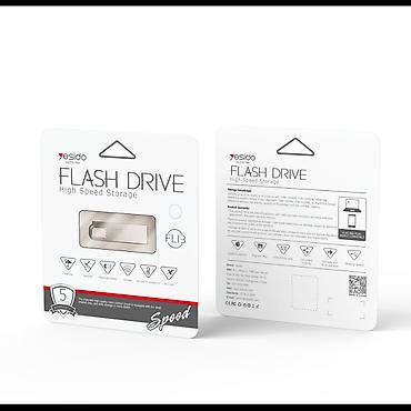 flaşh kart: Yesido FL13 16 GB Silver USB Flash yaddaş kompakt ölçü, metal korpus — 4