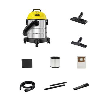 Строительные пылесосы: Karcher WD 1s пылесос для сухой и влажной уборки новые в наличии — 4