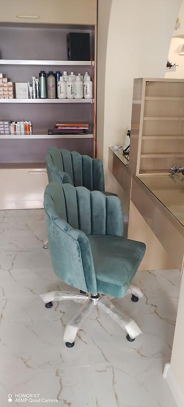 Salon, tibbi kreslolar: Salon üçün “Midye” dizaynlı kreslolar Manikür kreslosu sifarişlə — 9