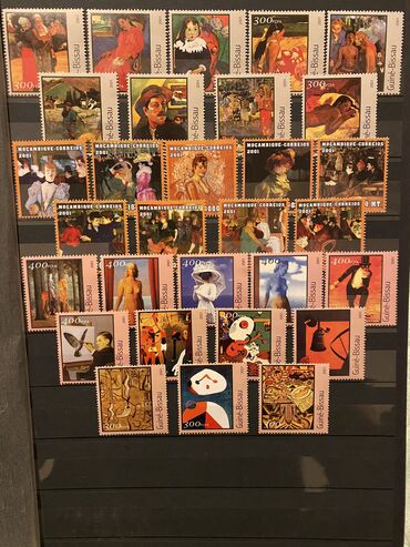 Markalar: Tək tək markalar 1 manat, bloklar 6 manat — 15