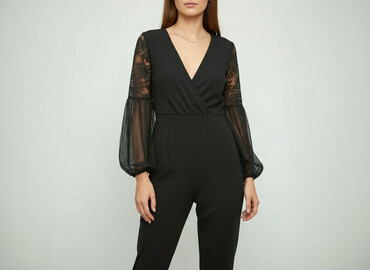 sukienki na wesele plus size asos: Shein, Kombinezon damski, rozmiar L