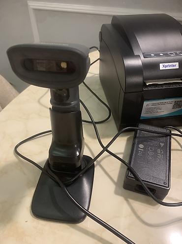 3d print: Kassa avadaniiqı POS avadanlıq dəsti – barkod skaneri, etiket — 10