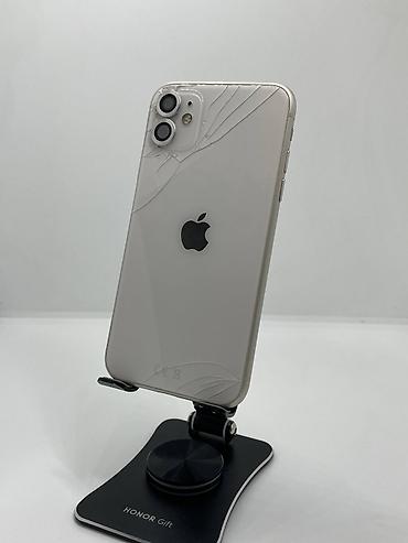 Мобильные телефоны и аксессуары: IPhone 11, Б/у, 64 ГБ, Белый, Чехол, 75 % — 3