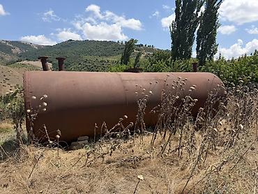 dibçək güllərinin satışı: Böyük həcmli metal yanacaq/su saxlancları üçün silindrik çən 9.9 ton - — 4