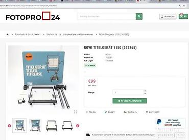 yettel ruter internet: ROWI Titelgerät 1150 (model 262265) – uređaj za naslove i titlove za — 2