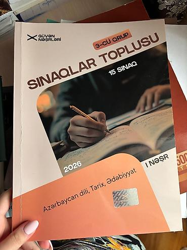 Testlər: Məhsul: “Sınaqlar Toplusu – 3‑cü qrup” (Güvən Nəşrləri) - 15 sınaq - — 1
