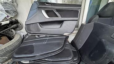 тик: Комплект сидений, Ткань, текстиль, Subaru 2003 г., Б/у, Оригинал, Япония — 2