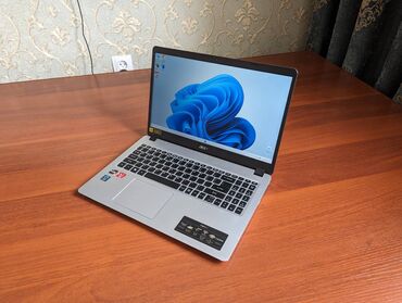 обмен ноутбук: Ноутбук, Acer, 8 ГБ ОЗУ, AMD Ryzen 3, 15.6 ", Б/у, Для работы, учебы, память SSD