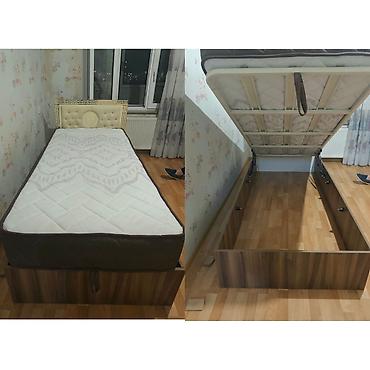 İşlənmiş, Təknəfərlik çarpayı, Bazalı, Matras ilə lalafo.az -da İşlənmiş, Təknəfərlik çarpayı, Bazalı, Matras ilə