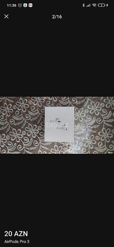 Qulaqcıqlar: Yeni Simsiz (Bluetooth) Qulaqcıqlar, Apple, rəng - Ağ — 2