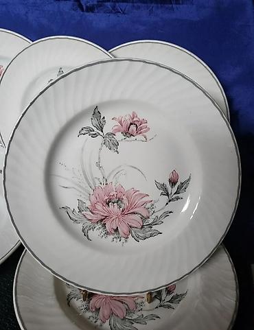 Kuhinjski setovi: Tanjiri engleski 1950 do 1970god.Barratts Staffordshire. Engleski — 9