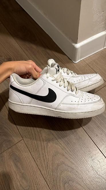 резиновые ботинки: Мужские кроссовки, 43, Nike, Б/у, цвет - Белый — 1