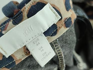 dancing leopard: H&M, Spodnie materiałowe damskie, rozmiar XL — 4