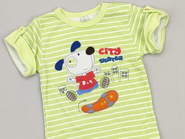 koszulka z cekinami dla chłopca: Koszulka, 6-9 m, stan - Idealny