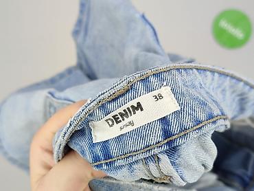 szorty len: Denim, Szorty damskie, rozmiar M — 5