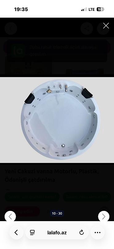 Cakuzi vannalar: Yeni Cakuzi vanna Motorlu, Ödənişli çatdırılma — 5