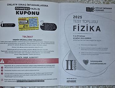 Testlər: Heç işlenmeyib. Tezedir — 2