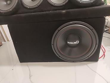 deaf bonce: Avtoakustika komplekti – subwoofer + 4 ədəd mid-woofer - Subwoofer — 2