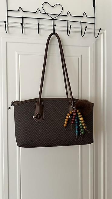 louis vuitton çanta: Qəhvəyi qadın çiyin çantası — 1