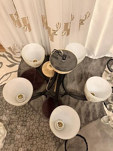 candella pro u: Çılçıraq, 5 lampa, Metal — 1