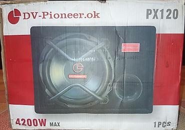 железный диск на 16: DV-Pioneer.ok PX120 aktiv sabvufer - Woofer: 300 mm (12") - Maks — 5