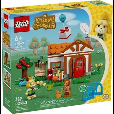 палатка домик для детей: Lego Animal Crossing 77049 Посещение дома Изабель🏡389 деталей 🟥