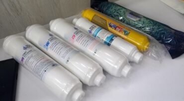 Su üçün kulerlər və dispenserlər: Su təmizləyici sistem üçün filtr dəsti - Komplekt tərkibi: ön