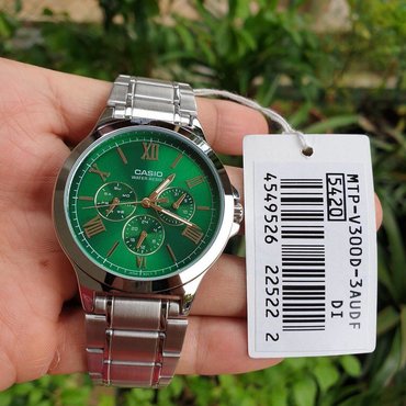 Зеленые Мужские Наручные часы Casio