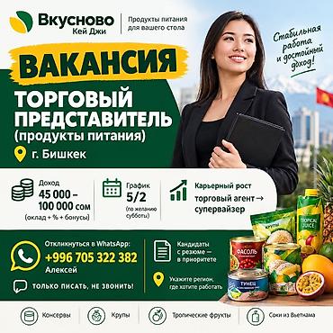 промоутер бишкек 14 лет: Требуется Торговый агент, График: Пятидневка, 1-2 года опыта, Карьерный рост, Полный рабочий день — 1