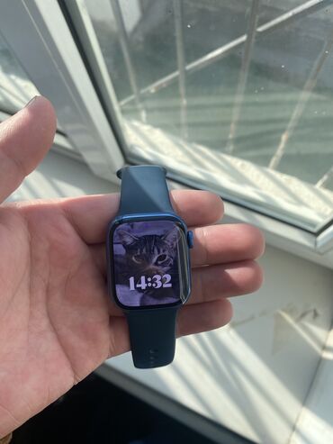 алтын саат: Apple Watch 7 Series 41 оригинал срочно продаю АКБ 98 в комплекте