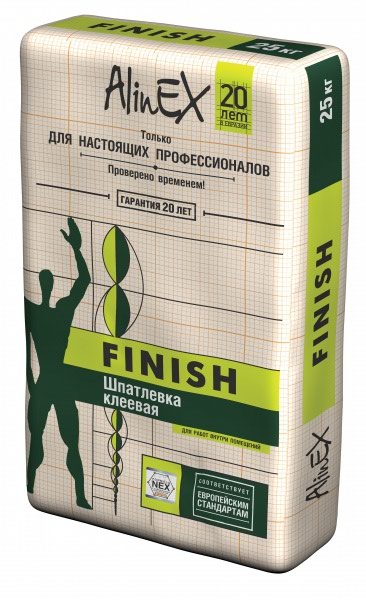 наполнитель для пуфиков: ШПАТЛЕВКА КЛЕЕВАЯ "FINISH" 25 КГ. Для финишной отделки оштукатуренных