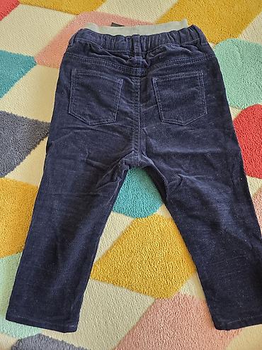 1 yas: H&M uşaq şalvarı - Ölçü: EUR 92 (təxminən 1½–2 yaş) - Material — 2