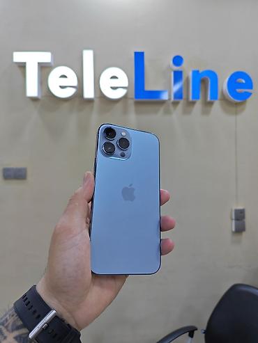 IPhone 13 Pro Max, 128 GB, Sierra Blue, Zəmanət, Simsiz şarj, Face ID lalafo.az -da IPhone 13 Pro Max, 128 GB, Sierra Blue, Zəmanət, Simsiz şarj, Face ID