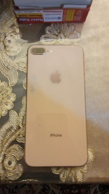 iphone 13 mini 128gb qiymeti: IPhone 8 Plus, 64 GB, Rose Gold, Barmaq izi