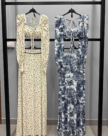 levis sorc: Dvodijelni ženski set – crop top i duga suknja - Dizajn: romantični — 2