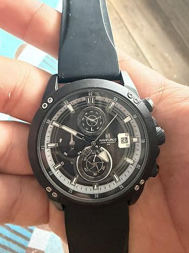 Наручные часы: Naviforce kişi qol saatı - Brend: Naviforce - Korpus: mat qara metal — 1