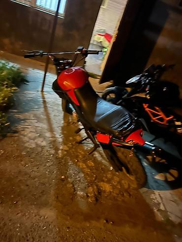 rks moped: Sənədsizdi! Moped/motosiklet – küçə/siti üslublu, qırmızı-qara rəng — 4